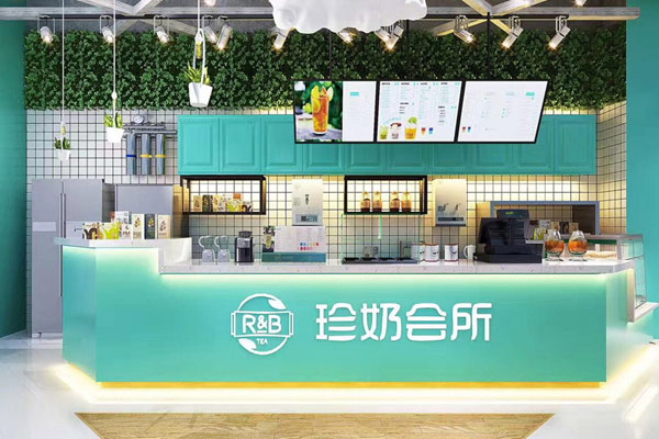 珍奶会所加盟店铺火爆图